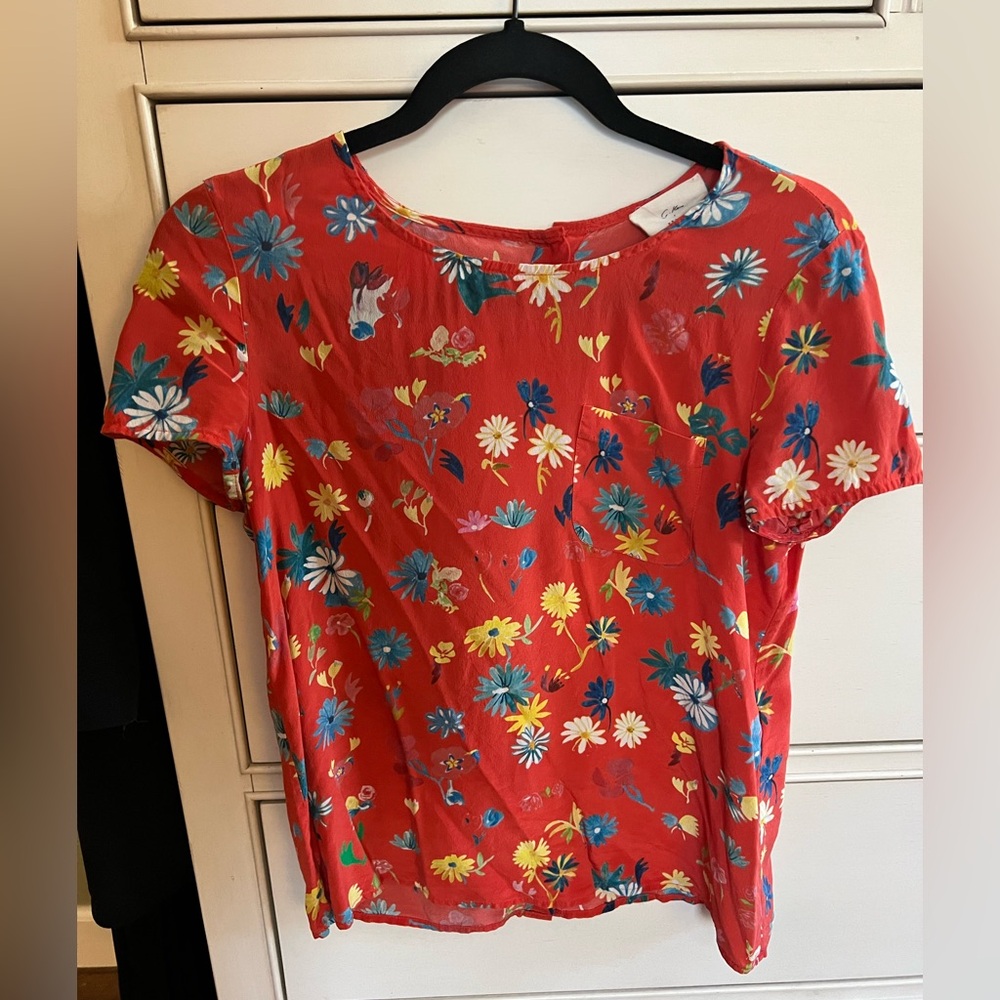 Sezane Floral Shirt